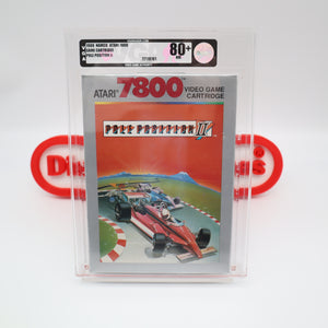 POLE POSITION II 2 - VGA GRADED 80+ NM! NEW & Factory Sealed! (Atari 7800)