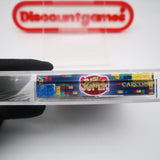 SUPER PUZZLE FIGHTER II 2 - VGA GRADED 95+ MINT GOLD UNCIRCULATED! NEW & Factory Sealed with Authentic H-Seam! (GBA Game Boy Advance)