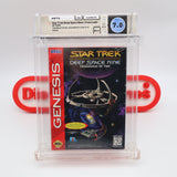 STAR TREK: DS9 / DEEP SPACE NINE CROSSROADS OF TIME - WATA GRADED 7.0 A++ (UNDERGRADED?!)! NEW & Factory Sealed with Authentic V-Overlap Seam! (Sega Genesis)