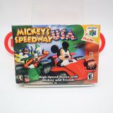 MICKEY'S SPEEDWAY USA KART RACING - NEW & Factory Sealed with Authentic V-Seam! (N64 Nintendo 64)