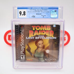 TOMB RAIDER: THE LAST REVELATION - CGC GRADED 9.8 A+! NEW & Factory Sealed! (PS1 PlayStation 1)