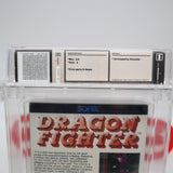 DRAGON FIGHTER - WATA GRADED 8.0 A! POP 2 ULTRA RARE! NEW & Factory Sealed with Authentic H-Seam! (NES Nintendo)