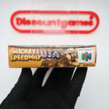 MICKEY'S SPEEDWAY USA KART RACING - NEW & Factory Sealed with Authentic V-Seam! (N64 Nintendo 64)