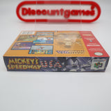 MICKEY'S SPEEDWAY USA KART RACING - NEW & Factory Sealed with Authentic V-Seam! (N64 Nintendo 64)
