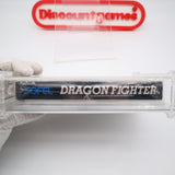 DRAGON FIGHTER - WATA GRADED 8.0 A! POP 2 ULTRA RARE! NEW & Factory Sealed with Authentic H-Seam! (NES Nintendo)