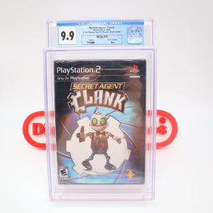 SECRET AGENT CLANK - CGC GRADED 9.9 A++! NEW & Factory Sealed! (PS2 PlayStation 2)