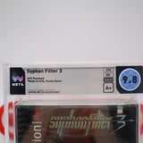 SYPHON FILTER 3 III - WATA GRADED 9.8 A+! NEW & Factory Sealed! (PS1 PlayStation 1)