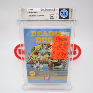DEADLY DUCK - WATA GRADED 7.5 NS! NEW & Factory Sealed! (Atari 2600)