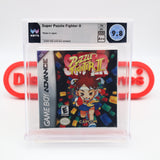 CAPCOM'S SUPER PUZZLE FIGHTER II 2 - WATA GRADED 9.8 A++! NEW & Factory Sealed with Authentic H-Seam! (Game Boy Advance GBA)