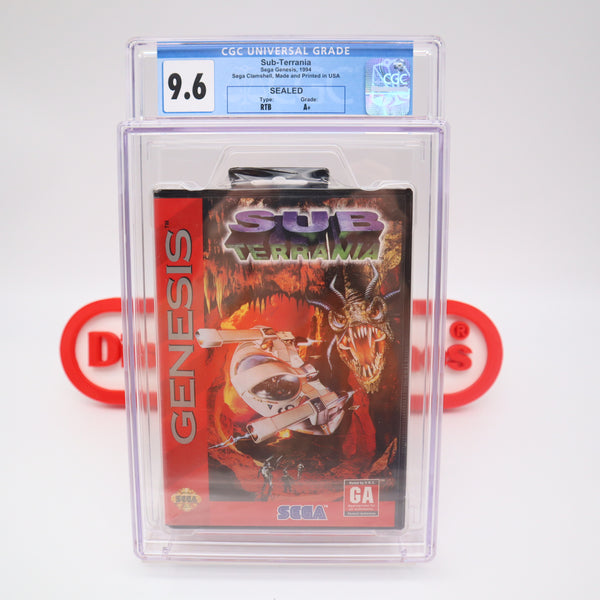 SUB-TERRANIA - CGC GRADED 9.6 A+! NEW & Factory Sealed