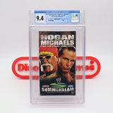 WWE WWF SUMMERSLAM: HULK HOGAN VS. SHAWN MICHAELS - CGC GRADED 9.4 A+! NEW & Factory Sealed with Authentic V-Overlap Seam! (VHS)