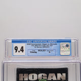 WWE WWF SUMMERSLAM: HULK HOGAN VS. SHAWN MICHAELS - CGC GRADED 9.4 A+! NEW & Factory Sealed with Authentic V-Overlap Seam! (VHS)