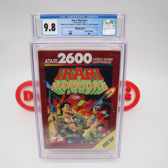 IKARI WARRIORS - CGC GRADED 9.8 A++! NEW & Factory Sealed! (Atari 2600)