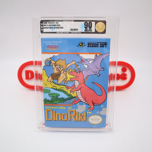 ADVENTURES OF DINO RIKI - VGA GRADED 90 MINT GOLD QUALIFIED! NEW & Unused! (NES Nintendo)