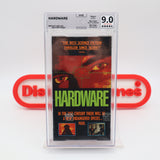 HARDWARE (1990) - REWIND GRADED 9.0 & 4 AND A HALF -STAR SEAL! NEW & Factory Sealed with Authentic H-Overlap Seam! (VHS)