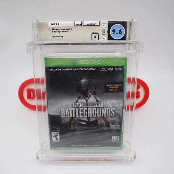 PLAYERUNKNOWN'S BATTLEGROUND / PUBG - WATA GRADED 9.6 A! NEW & Factory Sealed! (XBox One)