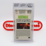 HARDWARE (1990) - REWIND GRADED 9.0 & 4 AND A HALF -STAR SEAL! NEW & Factory Sealed with Authentic H-Overlap Seam! (VHS)