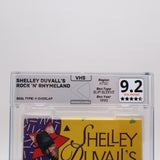SHELLEY DUVALL'S ROCK 'N' RHYMELAND - REWIND GRADED 9.2 & 4.5-STAR SEAL! NEW & Factory Sealed with Authentic H-Overlap Seam! (VHS)
