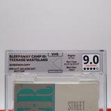 SLEEPAWAY CAMP III 3: TEENAGE WASTELAND - RARE SCREENING COPY! REWIND GRADED 9.0 & 4-STAR SEAL! NEW & Factory Sealed with Authentic H-Overlap Seam! (VHS)