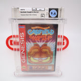 GARFIELD: CAUGHT IN THE ACT - WATA GRADED 9.6 B+! NEW & Factory Sealed! (Sega Genesis)