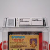 GARFIELD: CAUGHT IN THE ACT - WATA GRADED 9.6 B+! NEW & Factory Sealed! (Sega Genesis)