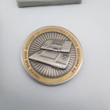 Authentic Nintendo of America DS EMPLOYEE Launch Award Trophy Coin Token with Case! With Mario, Samus & Wario! Heavy!