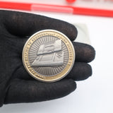 Authentic Nintendo of America DS EMPLOYEE Launch Award Trophy Coin Token with Case! With Mario, Samus & Wario! Heavy!