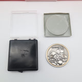 Authentic Nintendo of America DS EMPLOYEE Launch Award Trophy Coin Token with Case! With Mario, Samus & Wario! Heavy!
