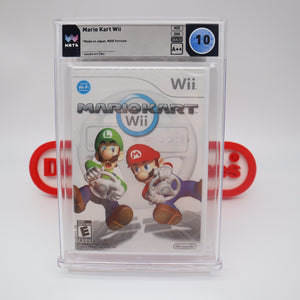 MARIO KART WORLD EDITION - WATA GRADED 10 A++! NEW & Factory Sealed! (Nintendo Wii)