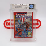 AMERICAN GLADIATORS - WATA GRADED 7.5 B+! NEW & Factory Sealed with Authentic H-Seam! (NES Nintendo)
