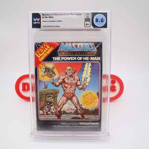 MASTERS OF THE UNIVERSE THE POWER OF HE-MAN - WATA GRADED 8.0 A+! NEW & Factory Sealed! (Intellivision)