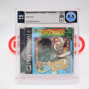 ZOBOOMAFOO: LEAPIN' LEMURS! WATA GRADED 8.5 A+! NEW & Factory Sealed! (PS1 PlayStation 1)