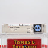 TOMBS & AND TREASURE - WATA GRADED 8.0 C+! NEW & Factory Sealed with Authentic H-Seam! (NES Nintendo)