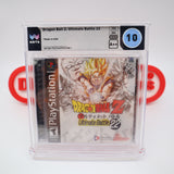 DBZ DRAGON BALL Z: ULTIMATE BATTLE 22 - HIGHEST PERFECT GRADED WATA 10 A++! NEW & Factory Sealed! (PS1 PlayStation 1)