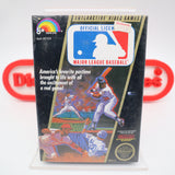MLB / MAJOR LEAGUE BASEBALL - EARLY PRINT with ROUND SOQ - NEW & Factory Sealed with Authentic H-Seam! (NES Nintendo)
