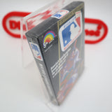 MLB / MAJOR LEAGUE BASEBALL - EARLY PRINT with ROUND SOQ - NEW & Factory Sealed with Authentic H-Seam! (NES Nintendo)