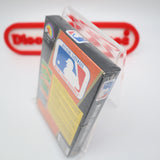 MLB / MAJOR LEAGUE BASEBALL - EARLY PRINT with ROUND SOQ - NEW & Factory Sealed with Authentic H-Seam! (NES Nintendo)