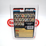 TIGER FORCE LEADER: CODE NAME FLINT - AFA GRADED 85 NM+ 20 BACK - NEW Authentic & Factory Sealed! (MOC G.I. Joe Figure)