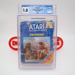 DEFENDER - ALAMOGORDO LANDFILL - FROM THE "ATARI: GAME OVER" MOVIE! CGC GRADED 1.0! NEW & Factory Sealed! (Atari 2600)