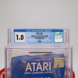 DEFENDER - ALAMOGORDO LANDFILL - FROM THE "ATARI: GAME OVER" MOVIE! CGC GRADED 1.0! NEW & Factory Sealed! (Atari 2600)