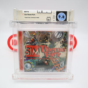 SIM THEME PARK - WATA GRADED 9.8 A+! NEW & Factory Sealed! (PC Computer Game)