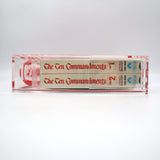 THE TEN COMMANDMENTS (DOUBLE VHS!) IGS GRADED 8 BOX & 8 SEAL! NEW & Factory Sealed with Authentic V-Overlap Seam! (VHS)