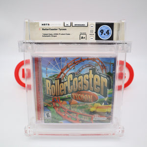 ROLLERCOASTER TYCOON - WATA GRADED 9.4 A+! NEW & Factory Sealed! (PC Computer Game)