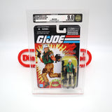 SONIC FIGHTERS MILITARY POLICE - CODE NAME: LAW (CONVENTION EXCLUSIVE!) AFA GRADED 9.0 UNCIRCULATED! NEW Authentic & Factory Sealed! (MOC G.I. Joe Figure)