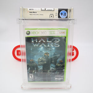 HALO WARS - WATA GRADED 9.2 A! DNSB 1ST PRINT! NEW & Factory Sealed! (XBox 360)