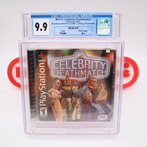 MTV'S CELEBRITY DEATHMATCH - CGC GRADED 9.9 A++! NEW & Factory Sealed! (PS1 PlayStation 1)