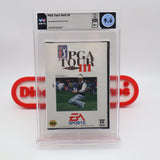 PGA TOUR GOLF III 3 - WATA GRADED 9.6 A+! NEW & Factory Sealed with Authentic V-Overlap Seam! (Sega Genesis)
