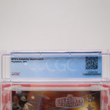MTV'S CELEBRITY DEATHMATCH - CGC GRADED 9.9 A++! NEW & Factory Sealed! (PS1 PlayStation 1)
