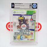 NCAA FOOTBALL 14 2014 (THE FINAL YEAR) - EA EXPERIENCE STICKER! WATA GRADED 9.6 A+! NEW & Factory Sealed! (XBox 360)