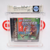 OLYMPIC SOCCER: ATLANTA 1996 - WATA GRADED 9.4 A+! NEW & Factory Sealed! (PS1 PlayStation 1)